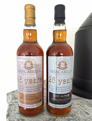 Mancarella Single Malt Scotch Whisky Speyside 26J Private Bottling Doppelpack