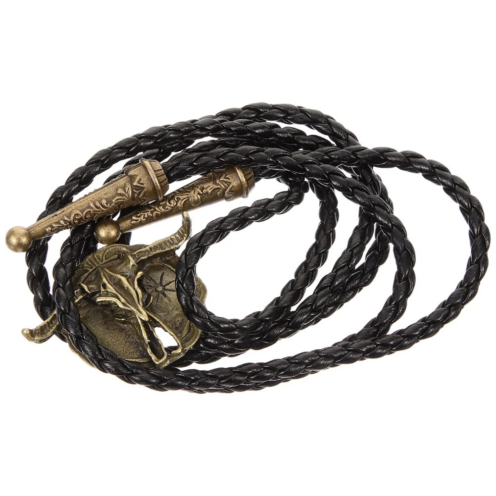 Neck Tie Charm Necklace Mens Tie Neck Chain Cow Tie Decoration Necktie Decor