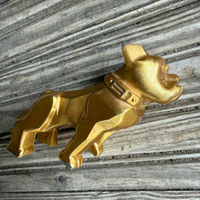 Vtg 1968-79 Mack Truck Gold Plated Bulldog Hood Ornament Pat 87931 24oz Mascot Vtg 1968-79 Mack Truck Gold Plated Bulldog Hood Ornament Pat 87931 24oz Mascot