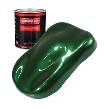 Restoration Shop British Racing Green Met Acrylic Lacquer Quart Auto Paint Color