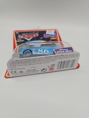 Disney Pixar Cars Supercharged Dinoco Chick Hicks #86 Blau Neu Mattel 2006 - Bild 8 von 8