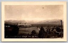 Bretton Woods NH Mount Washington Hotel Presidential Range White Mountains RPPC