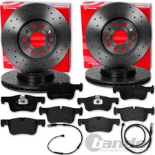 brembo BREMSSCHEIBEN+BELÄGE VORNE HINTEN passend für BMW 3er F30 F31 4er F32 F36