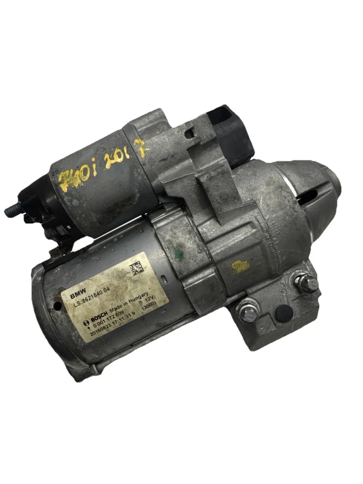 2016 - 2019 BMW 740i G12 3.0L I6 ENGINE STARTER MOTOR OEM 67k - Image 2 of 4