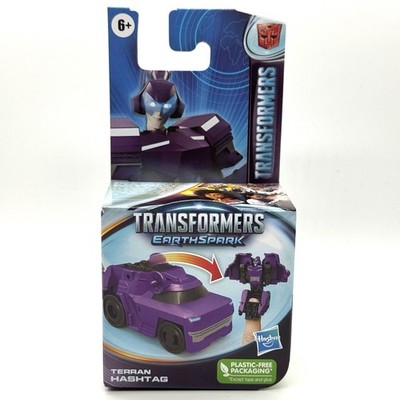 Hasbro - Transformers EarthSpark - Terran Hashtag - 6 cm Actionfigur - NEU
