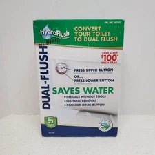 HydroRight Dual-Flush Conversion Kit, Convert Any Toilet & Save Water