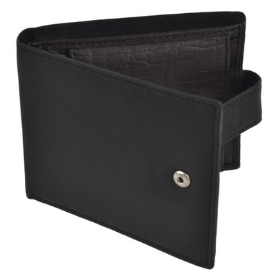 Klassische Herren-Geldbörse aus Leder mit Register von Oakridge Geschenk kompakt handlich