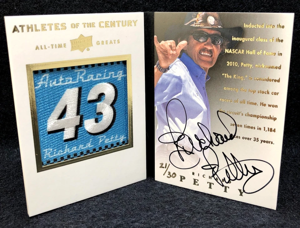 Richard Petty 2012 Upper Deck All-Time Greats Sports Autographed Booklet #21/30 - Image 2 of 4