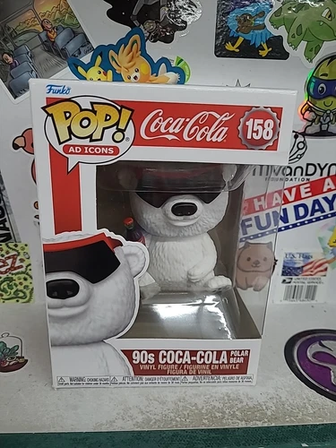 Funko Pop! Ad Icons Coca-Cola 90s Coca-Cola Polar Bear #158 Vinyl Figure