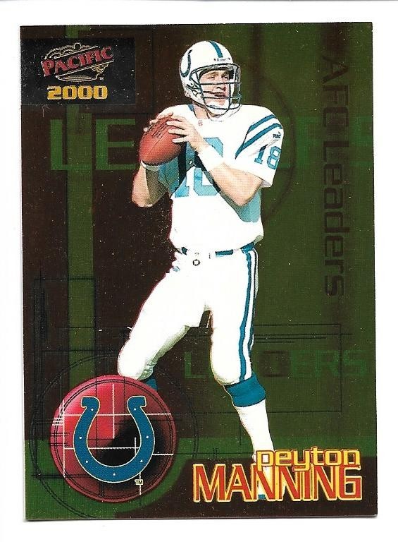 Peyton Manning 2000 Pacific AFC Leaders #5 - Indianapolis Colts
