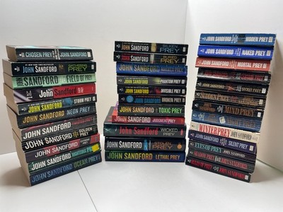 Complete Lucas Davenport Prey Series Books 1-35 John Sandford Thriller Lot HC PB