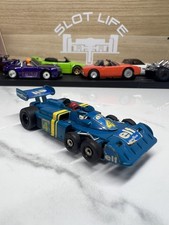 Vintage Aurora AFX G Plus Slot Car 6 Wheel Elf Tyrell Tested Strong!!!