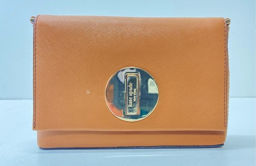 Kate Spade Women's Orange Leather Shoulder Bag