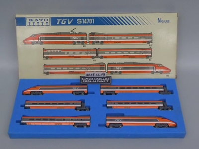KATO French Railroad TGV S14701 N Scale Bullet Train Japan Used | eBay