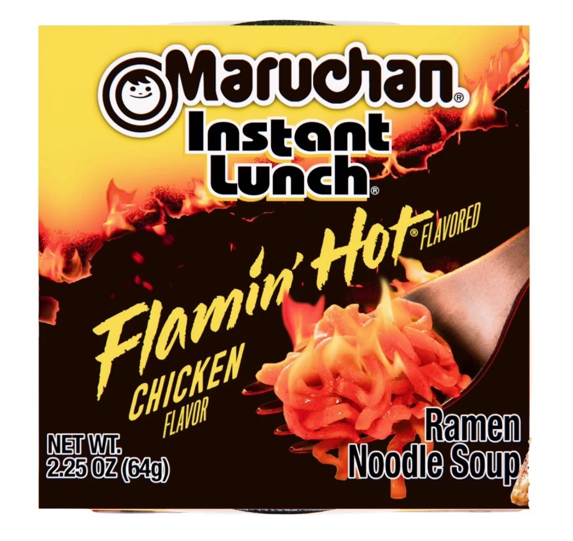 Maruchan Instant Lunch Ramen Noodles, Flamin' Hot Chicken Flavor