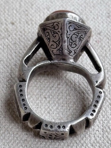 Anillo Legionario Antiguo Romano Plata Esterlina Sello Intaglio Tallado Talla 7.25 - Imagen 10 de 20