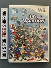 Go Vacation for Wii w/ Case and Manual - Tested, Works! (2011)