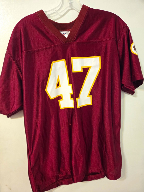 NFL Team Apparel NFL Washington Redskins Cooley #47 Jersey Boys XL Burgundy