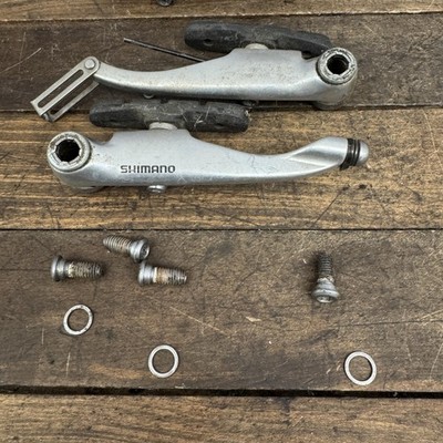 Vintage Shimano Deore LX BR-M600 V-Brake Set Silver MTB Japan