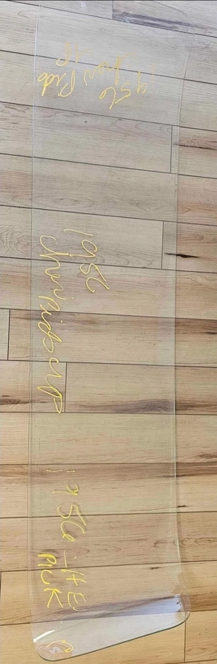 Vidrio transparente parabrisas para camioneta Chevy GMC Suburban 1955 1956 1957 1958 1959 Foto 3 de 4