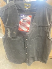 NWT Men’s Wyoming Traders Concealed Carry Vest Black Size XLT