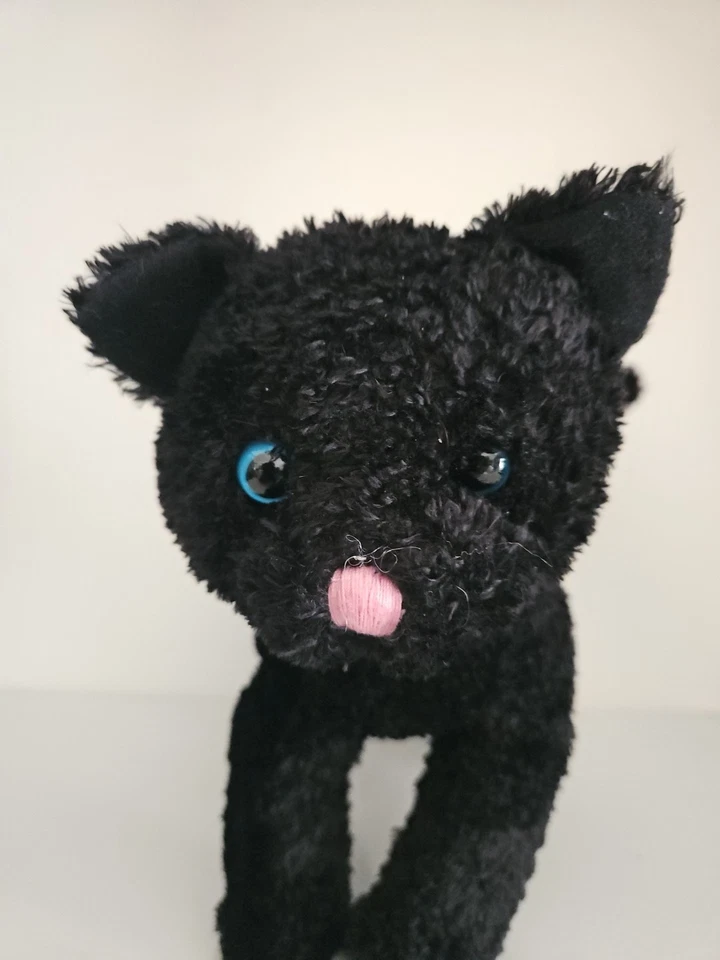 Gatito Kookey Negro Desbloquear la Diversión 10" Peluche Juguete Divertido Halloween Foto 2 de 4