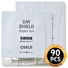 O HUI Day Shield Perfect Sun Black 1ml x 90pcs 90ml SPF 50 Sample Newest OHUI