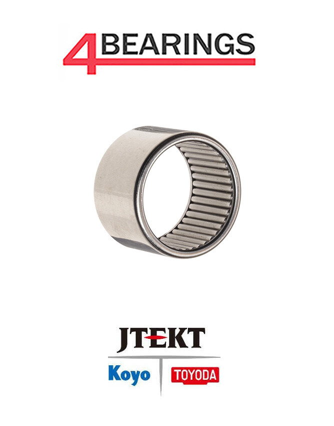 Koyo B-34 Needle Roller Bearing - Full Complement Drawn Cup, 3/16" ID, 11/32" OD, 1/4" Width