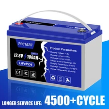 12.8V 100AH 150AH 200AH LiFePO4 Lithium Battery for RV Home Camping Marine