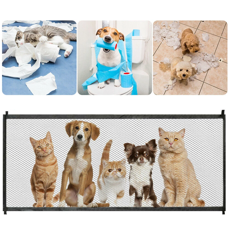 Treppenschutzgitter für Baby, Hunde, Katzen Faltbar Türschutzgitter Schutzgitter - Bild 3 von 4