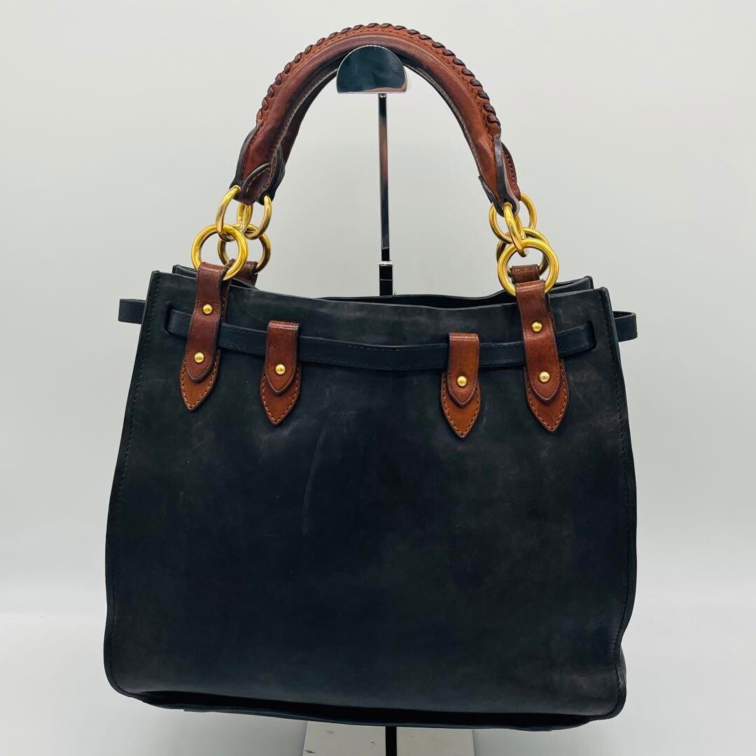 Miu Miu Archive Rare Vintage Handbag Tote Bag Leather Black Miu Miu Archive Rare Vintage Handbag Tote Bag Leather Black
