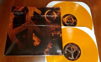 A PERFECT CIRCLE EMOTIVE 2x LP *RARE* ORANGE VINYL LIMITED