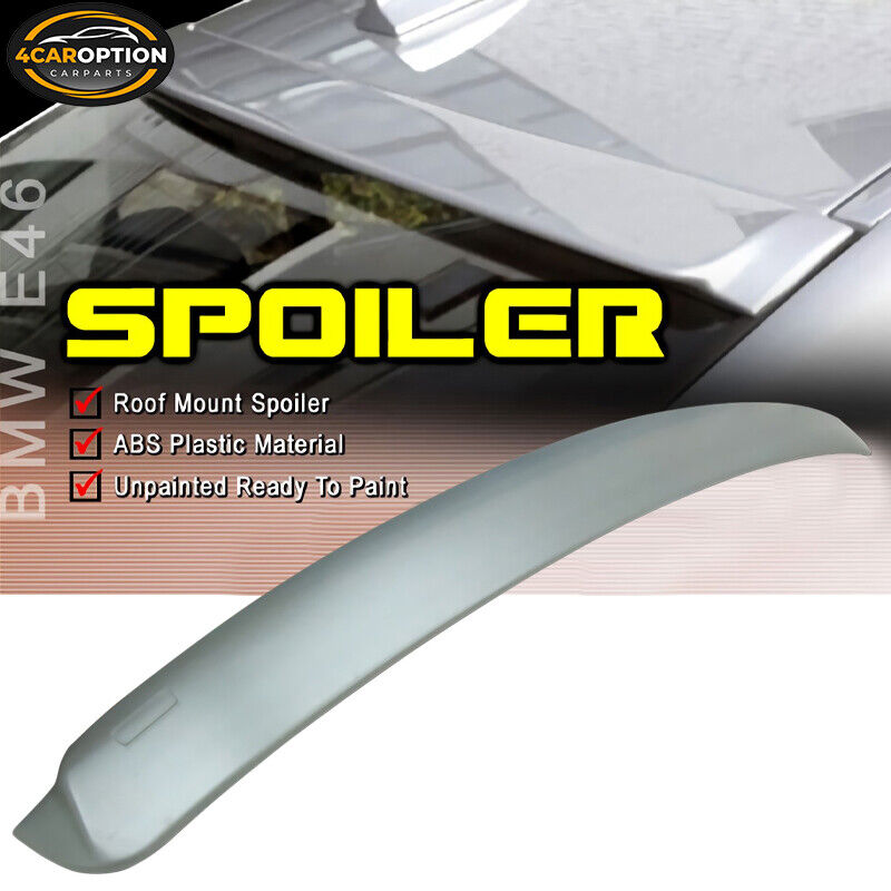 BMW 3 Series E46 M3 4 Doors Rear Window Louver Sunshade Spoiler