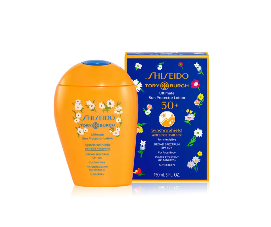 Shiseido Sunscreen Ultimate Sun Protection Lotion 50+ Face/Body 150ml Tory Burch