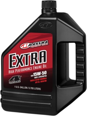 MAXIMA MAXUM 4 EXTRA 15W-50 1GAL 329128 Oil 1 Gallon 53-0909 78-9864 X329128