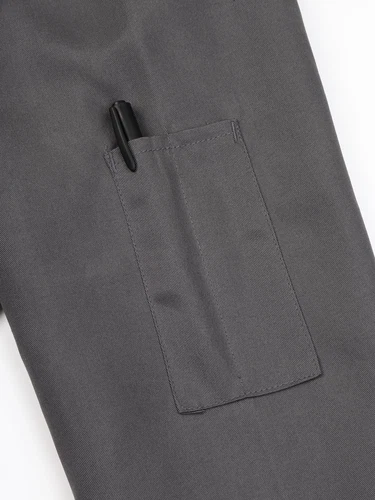 Women Men Long Sleeve Work Coat Pocket Shirts Workshop Mechanic Uniform Workwear - Bild 93 von 104