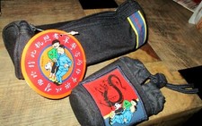 Hergé - Citime - Lot Trousse & Besace - Tintin & Tchang - Lotus Bleu - Années 90