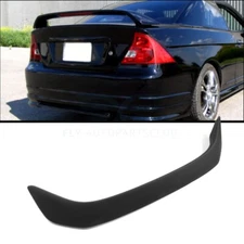 Rear Trunk Wing Spoiler For 2001-2005 Honda Civic 1.3L 1.7L with Brake Light
