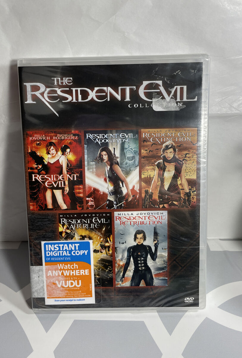 Resident Evil, Apocalypse, Extinction, Retribution,The Final Chapter DVD 6  Movie 43396474826