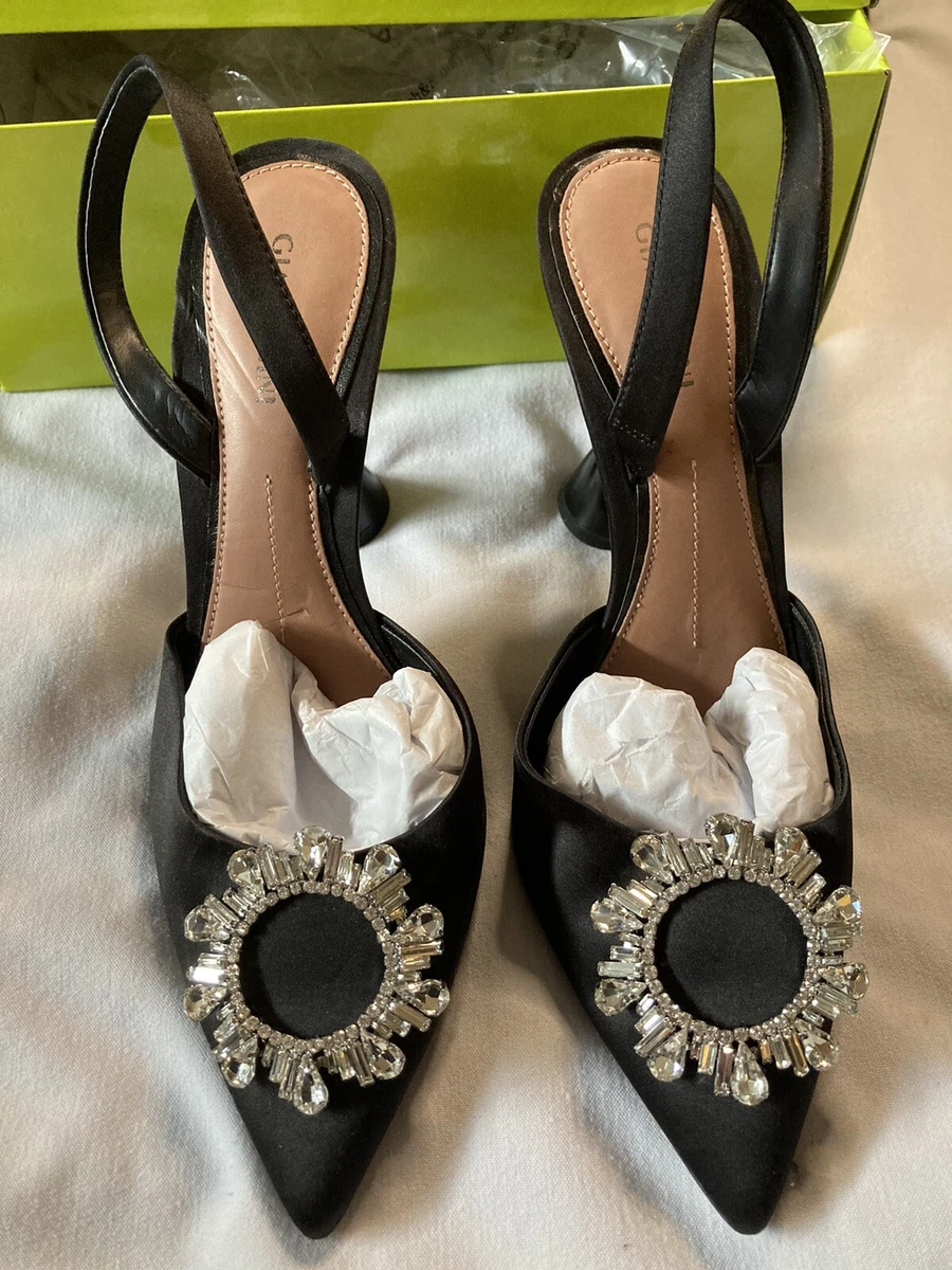 Satin 2025 slingback heels