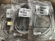 Lot of 3 Creston Ethernet RJ45 5E Shielded Patch Cord 7Ft CBL-CAT5E-7 New in Pkg