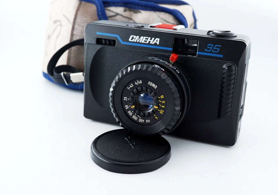 Cámara fotográfica vintage SMENA 35 LOMO 35 mm 40 mm f4 T43 lente LOMOGRAFÍA Foto 2 de 4