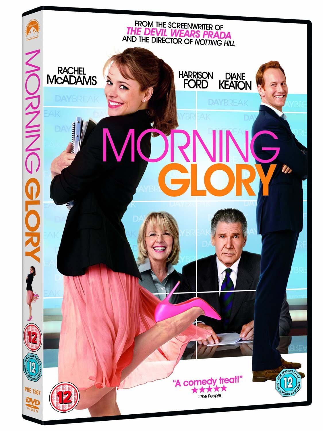 Morning Glory (DVD) Rachel McAdams Harrison Ford Diane Keaton
