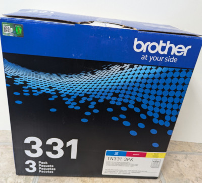 Brother TN-331 3PAK (C/M/Y) Standard Yield Color Toner Cartridges