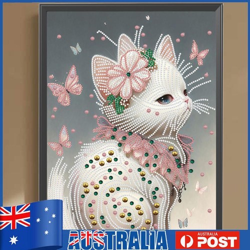 DIY Diamond Painting Kit For Kids - Decorate Your Own Cat Purse With Sticker Gems