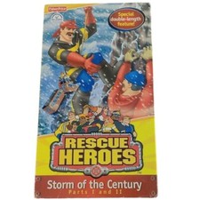Fisher Price VHS Rescue Heroes Storm Of The Century Parts 1 and 2