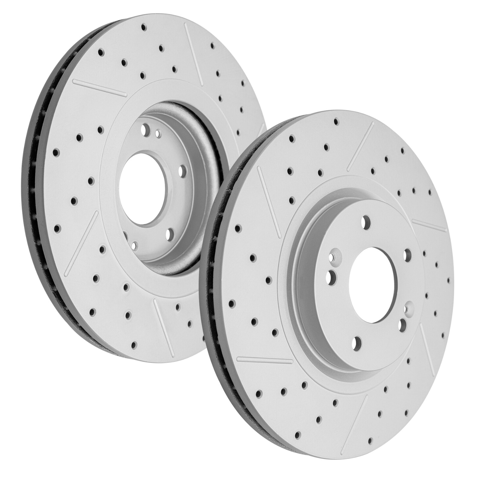 For 2015 -2020 2021 Kia Sedona Front & Rear Drilled Brake Rotors + Ceramic Pads