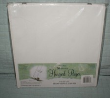 Westrim Crafts 20 12 x 12 " Strap Albums Refill Pack Hinged Pages NEW Fast Ship