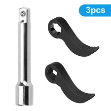 Pry Bar Wrench Adapter Head with Extension Bar Car Repairing Tool 1/2" Drive