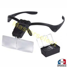 Occhiali da Sole Lente Di Precisione Gioielliere Pro Potente + 5 Ottica Orologio